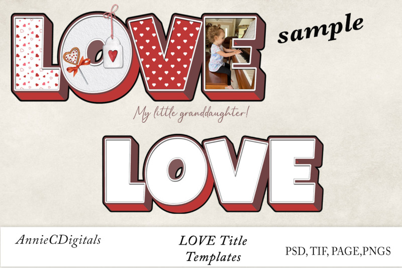 love-photo-title-template