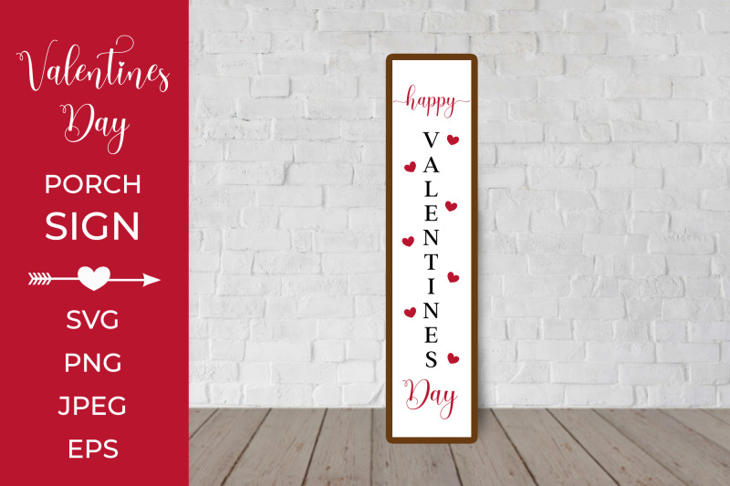 valentines-day-porch-sign-vertical-welcome-sign-svg