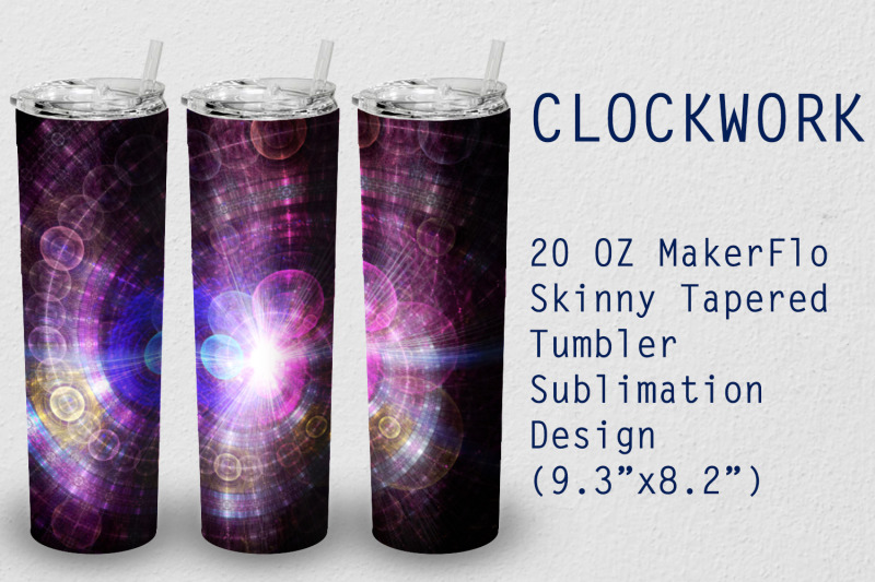 tumbler-tapered-20-oz-sublimation-clockwork-wrap-design