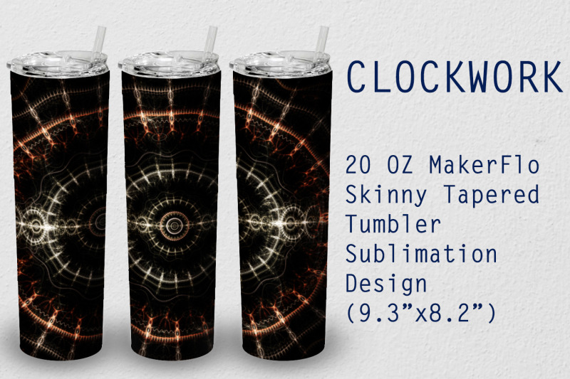 tumbler-tapered-20-oz-sublimation-clockwork-wrap-design