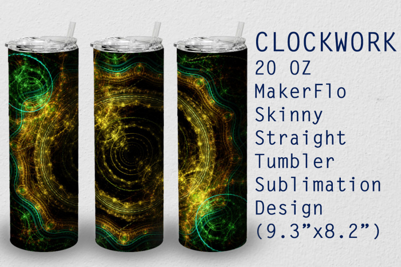 tumbler-straight-20-oz-sublimation-clockwork-wrap-design