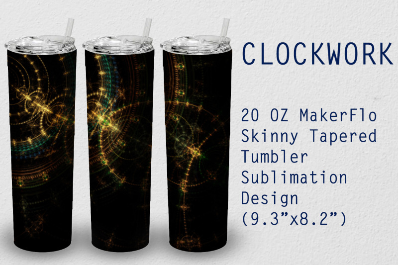 tumbler-tapered-20-oz-sublimation-clockwork-wrap-design