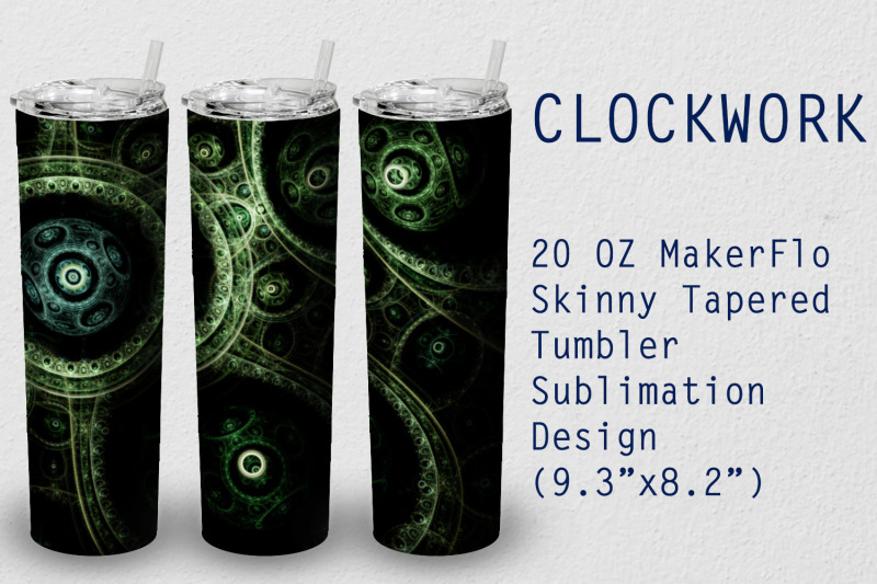 tumbler-tapered-20-oz-sublimation-clockwork-wrap-design