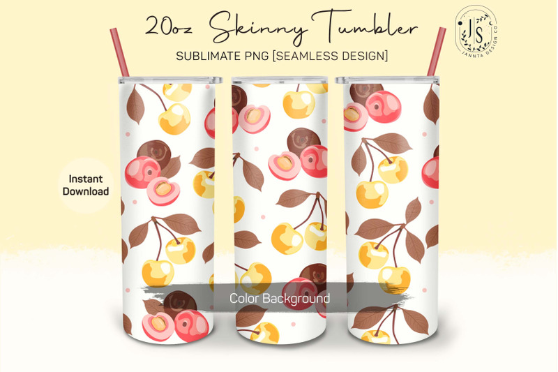 cherry-berry-fruit-20oz-tumbler-sublimation-wraps