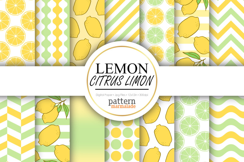 lemon-lemon-citrus-limon-digital-paper-s0704