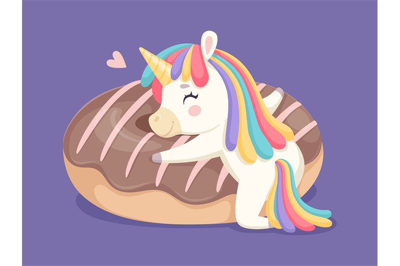 sweet-love-cartoon-unicorn-hugging-donut-with-chocolate-glaze-happy