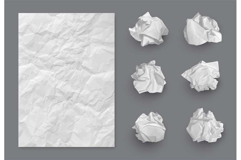 paper-texture-crumpled-balls-and-realistic-writing-piece-of-damaged-p