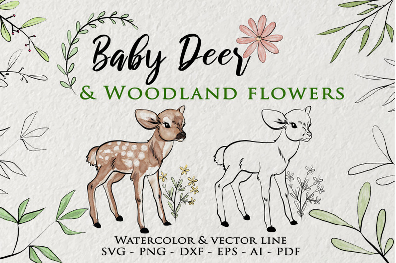 baby-deer-clipart-watercolor-woodland-flowers-set-woodland-animals