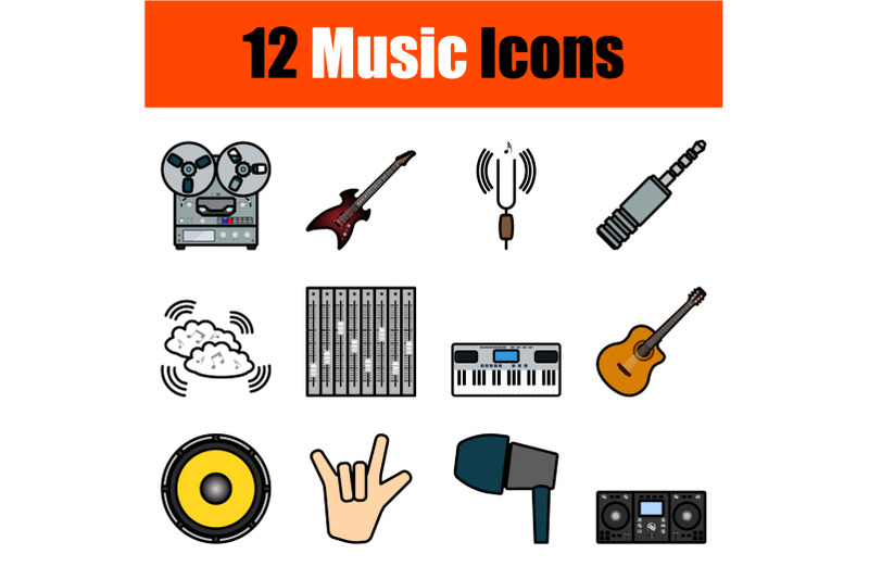 music-icon-set