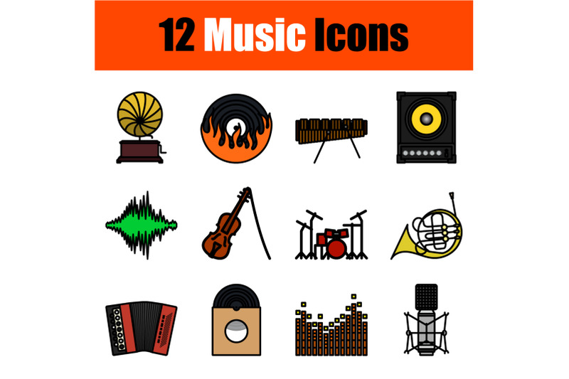 music-icon-set