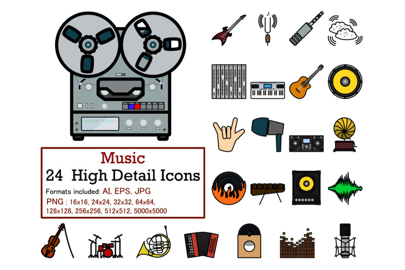 music-icon-set