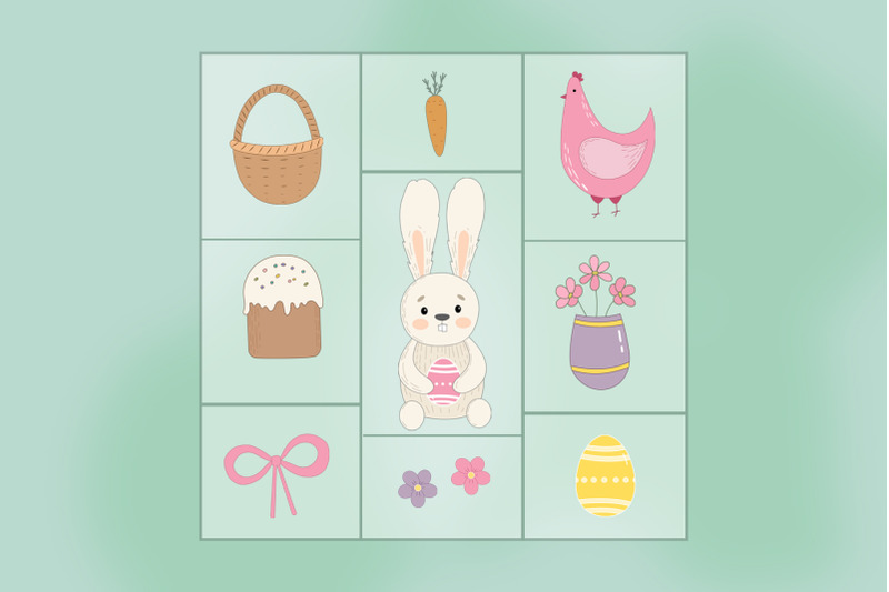 happy-easter-set-of-vector-illustrations-and-postcards