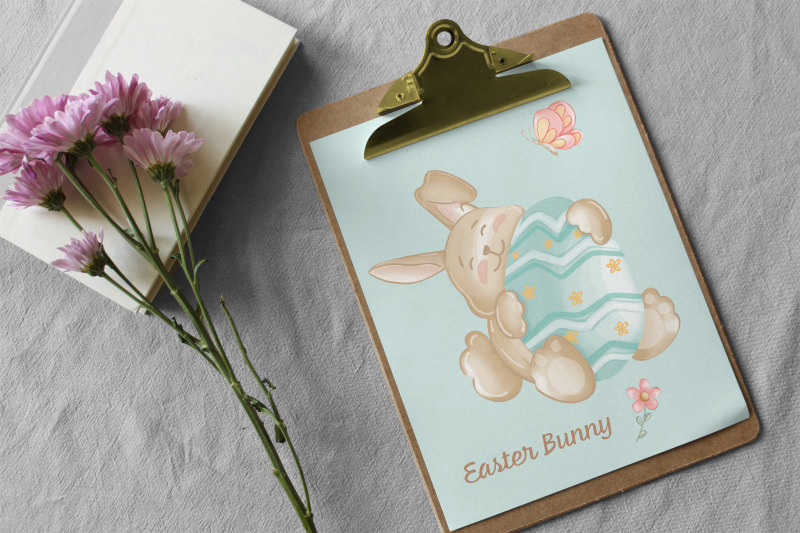 easter-bunny-watercolor-clipart-bundle