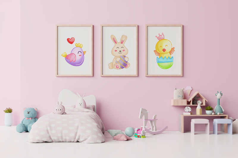 easter-bunny-watercolor-clipart-bundle