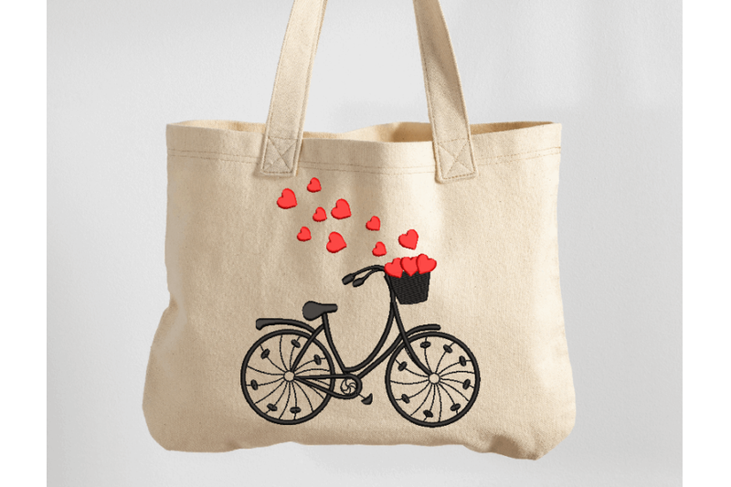 bicycle-with-hearts-machine-embroidery-design