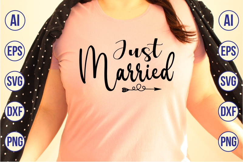 just-married-svg