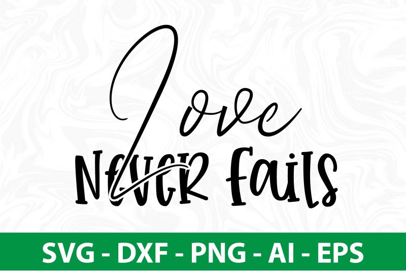 love-never-fails-svg