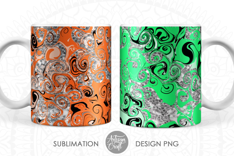 acrylic-pour-art-mug-with-chunky-silver-glitter-fluid-art-sublimatio