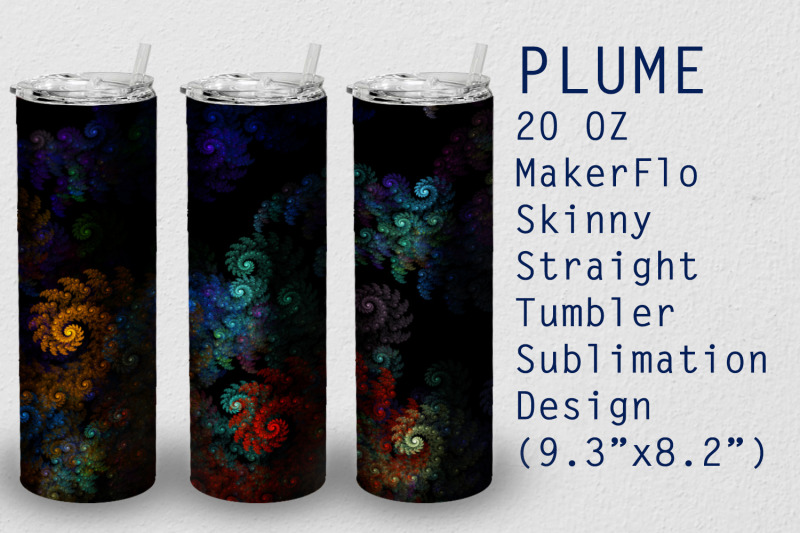 tumbler-straight-20-oz-sublimation-plume-wrap-design