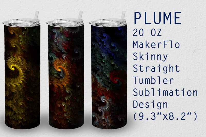 tumbler-straight-20-oz-sublimation-plume-wrap-design