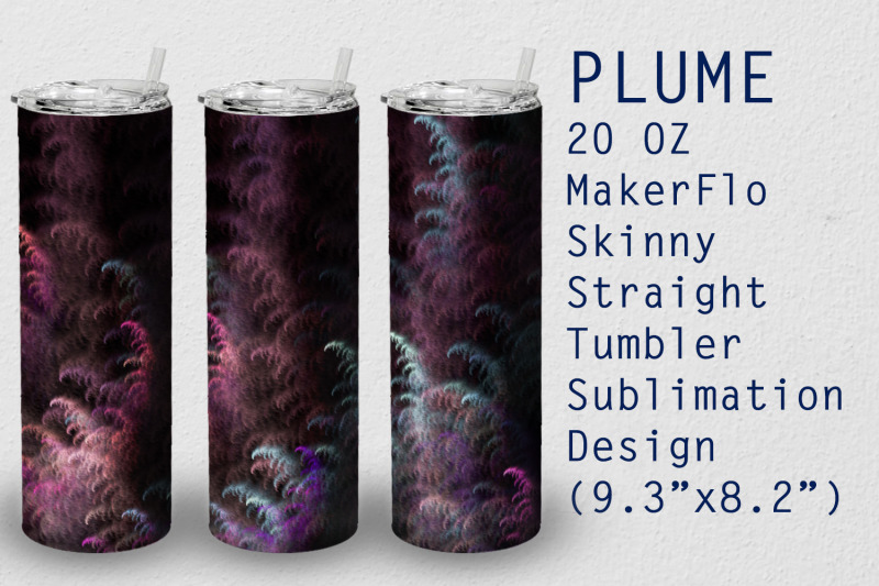 tumbler-straight-20-oz-sublimation-plume-wrap-design