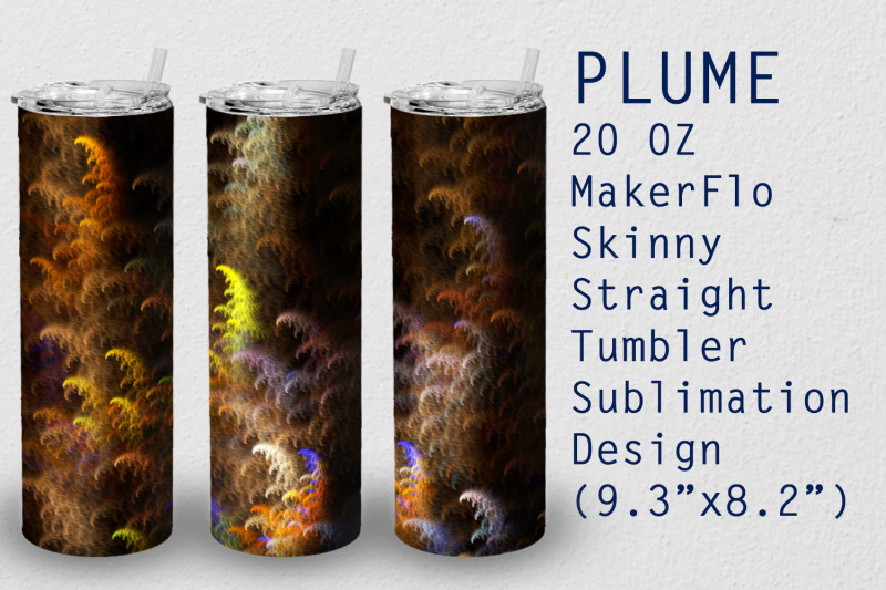 tumbler-straight-20-oz-sublimation-plume-wrap-design