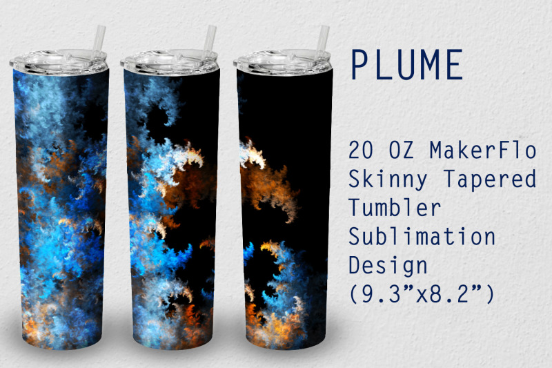 tumbler-tapered-20-oz-sublimation-plume-wrap-design