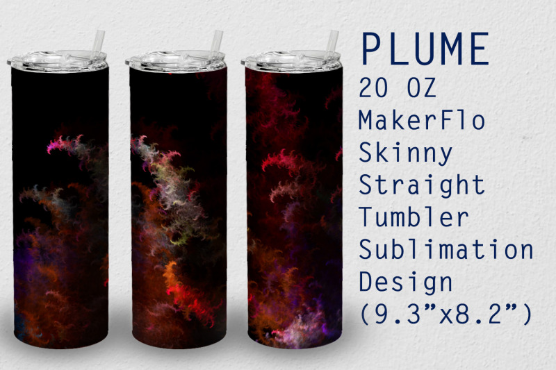 tumbler-straight-20-oz-sublimation-plume-wrap-design