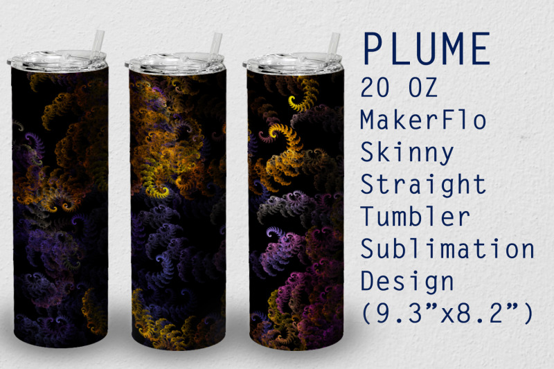 tumbler-straight-20-oz-sublimation-plume-wrap-design