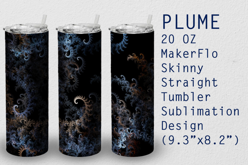 tumbler-straight-20-oz-sublimation-plume-wrap-design