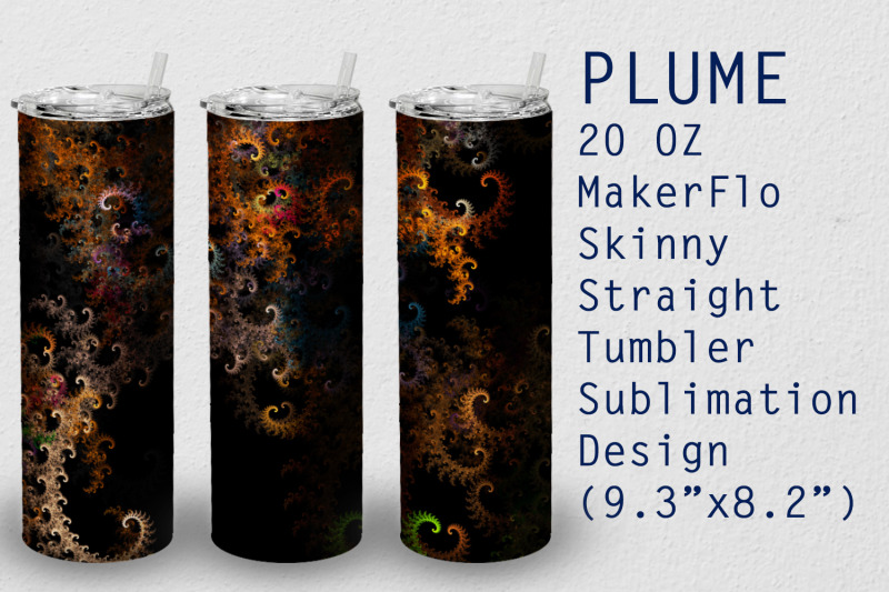 tumbler-straight-20-oz-sublimation-plume-wrap-design