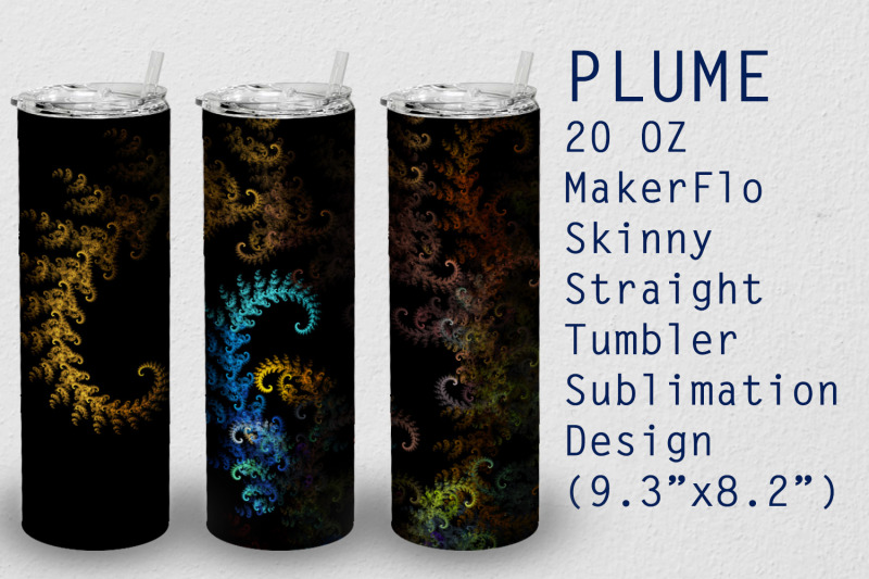 tumbler-straight-20-oz-sublimation-plume-wrap-design