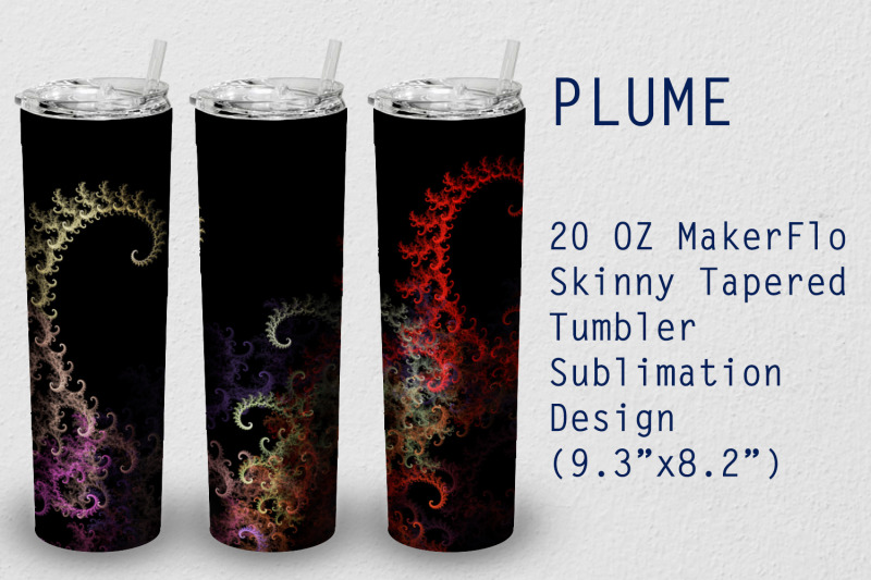 tumbler-tapered-20-oz-sublimation-plume-wrap-design