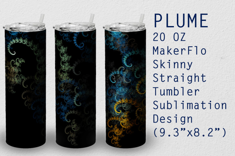 tumbler-straight-20-oz-sublimation-plume-wrap-design