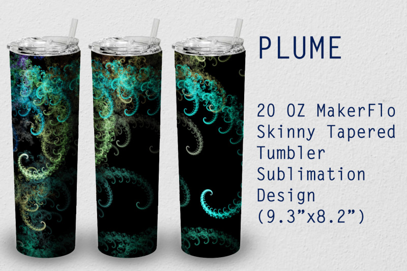 tumbler-tapered-20-oz-sublimation-plume-wrap-design