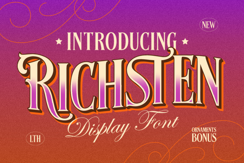 richsten-victorian-display-font