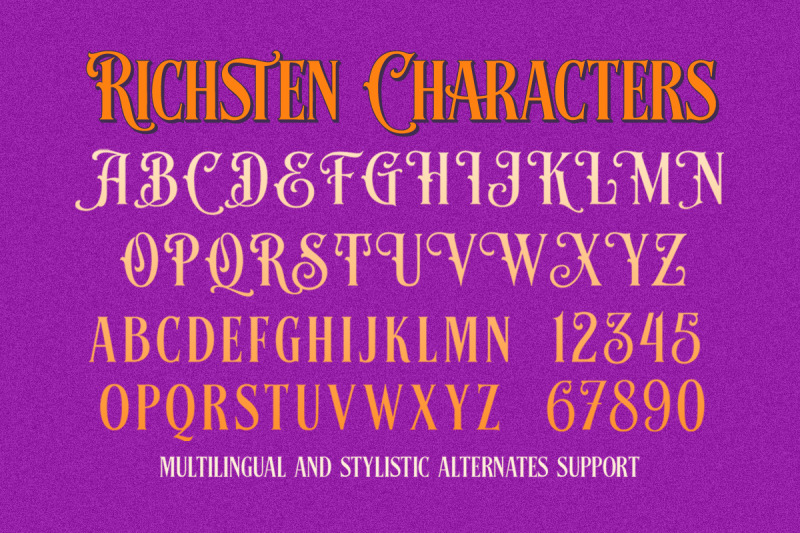 richsten-victorian-display-font