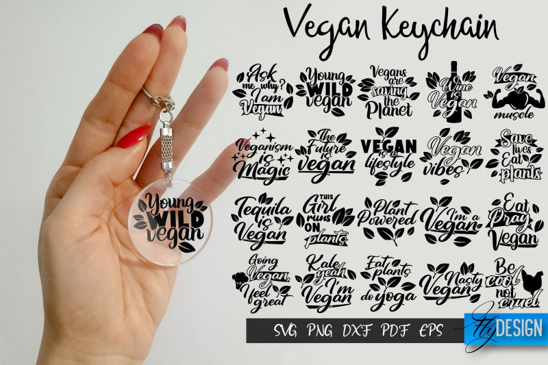 vegan-keychain-svg-bundle-vegan-sayings-vegan-key-keychain