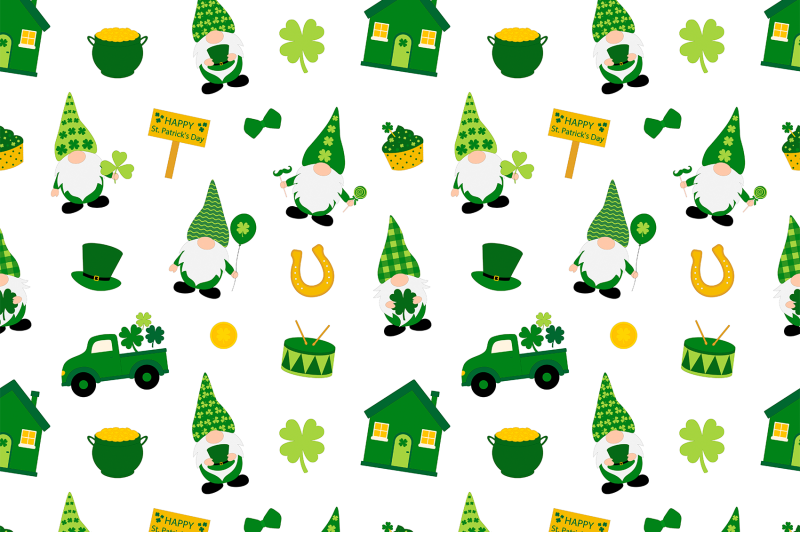 st-patricks-day-gnomes-pattern-st-patricks-gnomes-svg