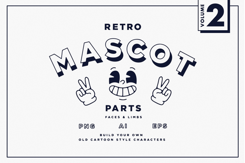 retro-mascot-parts-vol-2