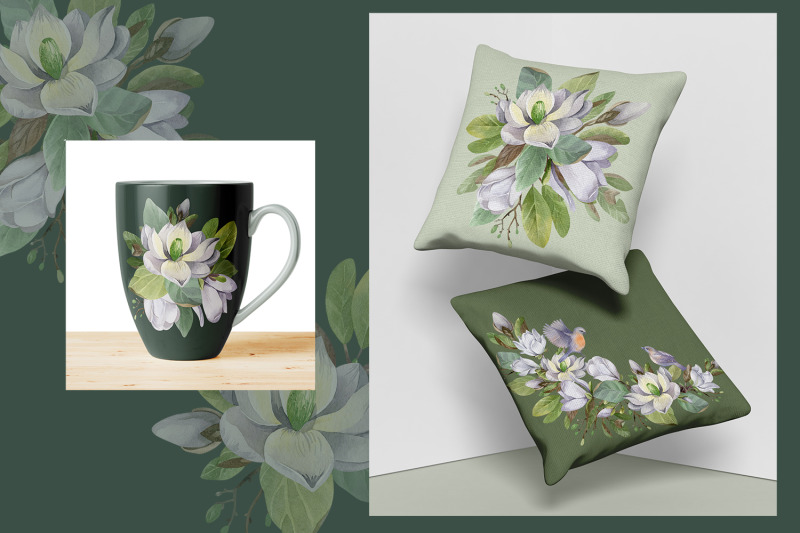 watercolor-magnolia-flowers-sublimation-png