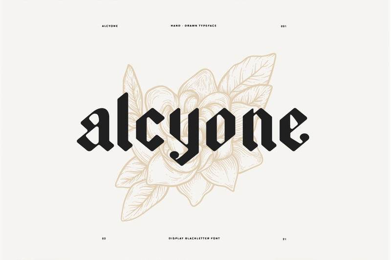 alcyone-display-font-illustrations