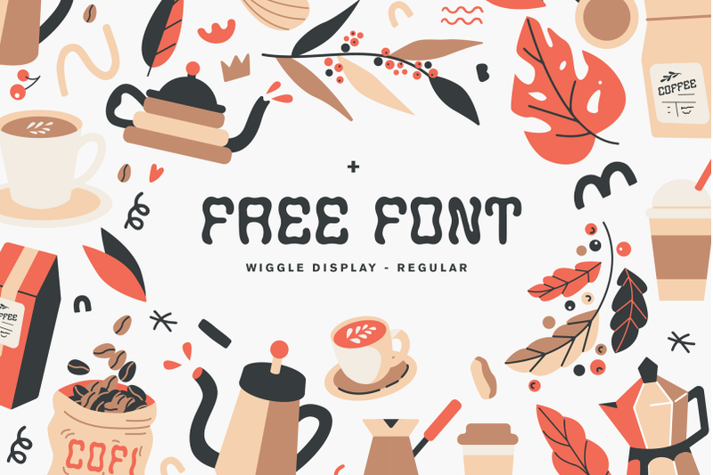 coffee-vectors-font