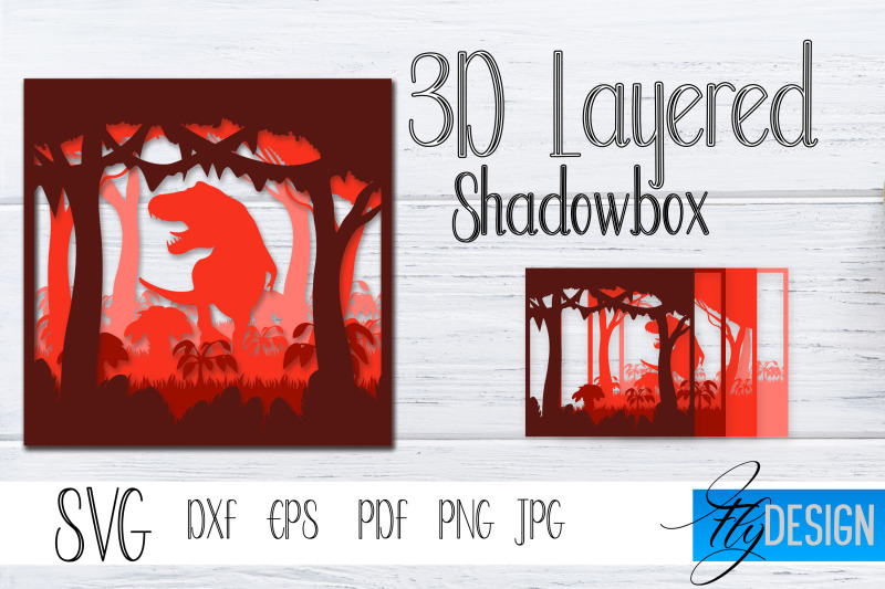 3d-layered-shadowbox-dinosaur-svg-dino-lightbox-svg-vol-6