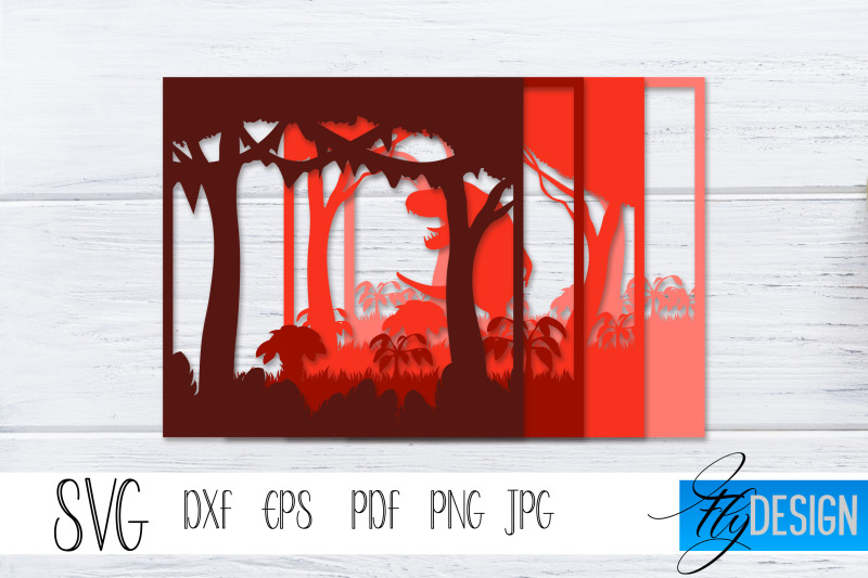 3d-layered-shadowbox-dinosaur-svg-dino-lightbox-svg-vol-6