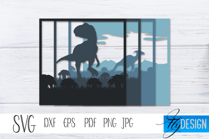 3d-layered-shadowbox-dinosaur-svg-dino-lightbox-svg-vol-5