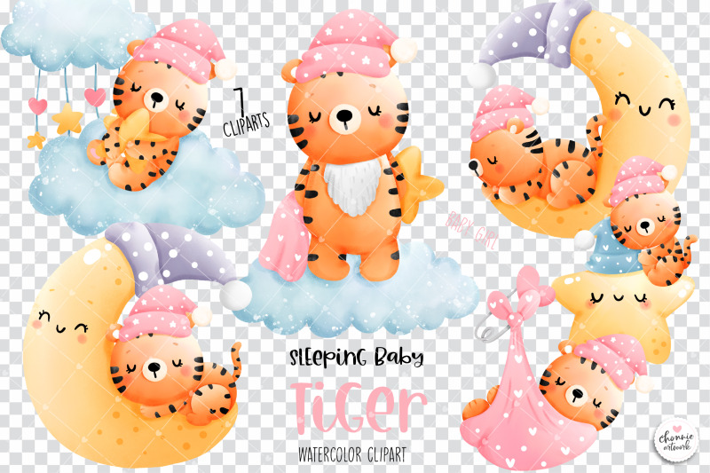 sleeping-baby-tiger-clipart-baby-girl-clipart-baby-girl-tiger-clipar