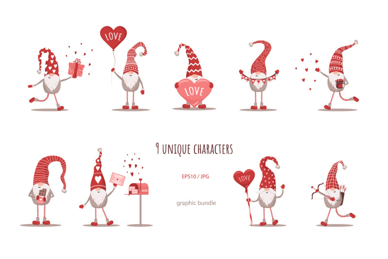 valentine-gnomes-eps-set