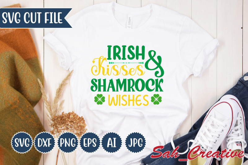 irish-kisses-and-shamrock-wishes-svg