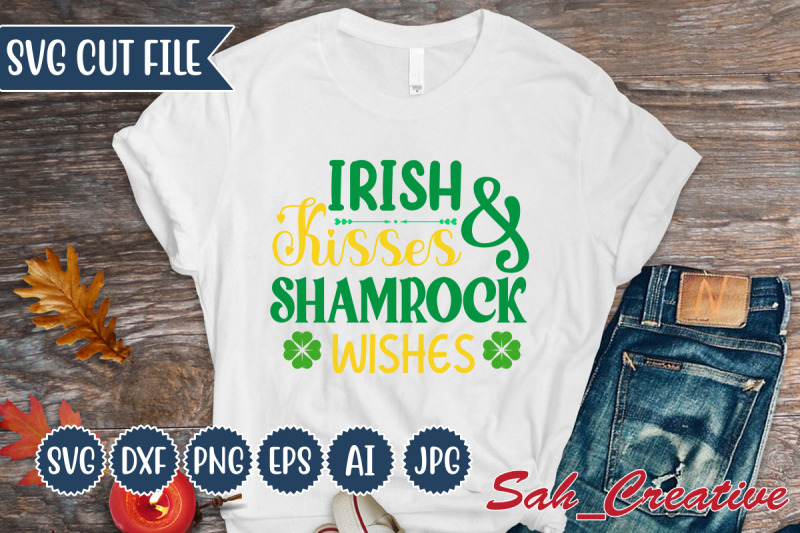 irish-kisses-and-shamrock-wishes-svg